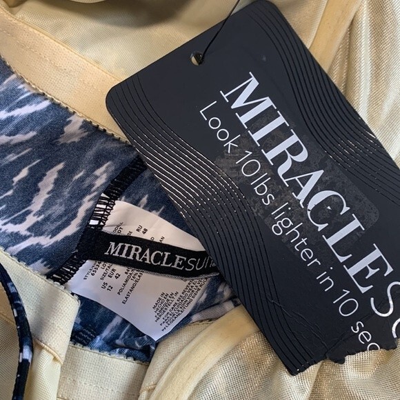 NWT MIRACLESUIT | Palatium Love Knot Underwire Tankini Top 12 - Picture 6 of 6